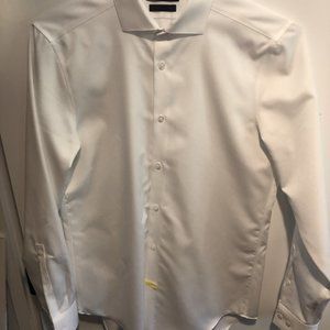Calvin Klein youth white button down dress shirt